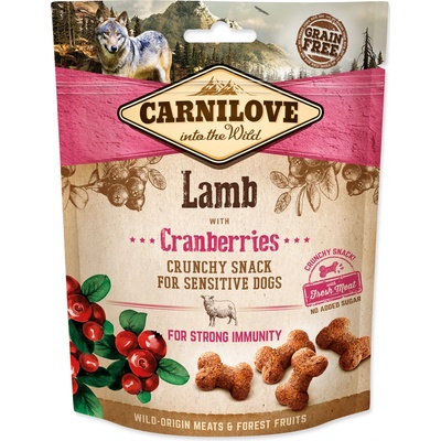 BRIT Carnilove Snack Carnilove Dog Crunchy Snack Lamb with Cranberries with fresh meat 200 g