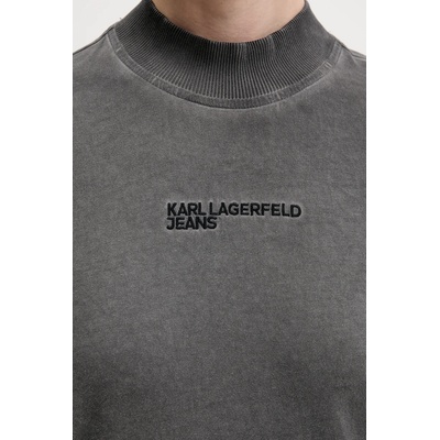 Karl Lagerfeld Jeans Памучна тениска Karl Lagerfeld Jeans (B1W17060)