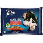 FELIX Felix Fantastic Домашна селекция с Пилешко и Говеждо месо 12 x
