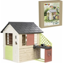 Smoby Domček Life Nature s kuchyňou