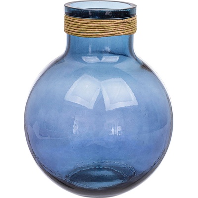 Bizzotto ДЕКОРАТИВНА ВАЗА rotang 34, 5cm КОБ СИНЬО (0202716)