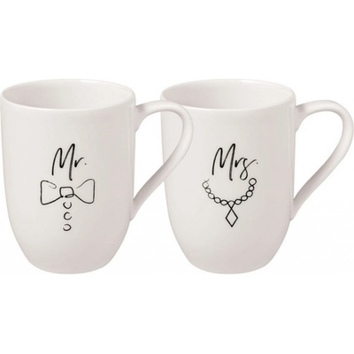 Villeroy & Boch Hrnček Mr and Mrs Statement 2 x 340 ml