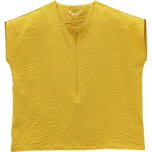 Jeanne Baret Дамска тениска Jeanne Baret Women's Sunflower Short-Sleeved Blouse T-shirt - Amber - размер 44 (EU) (916-4582-0116)