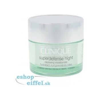 Clinique Superdefense (Night Recovery Moisturizer Combination To Oily Skin) 50 ml
