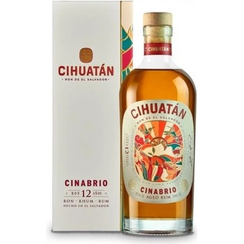 Cihuatán Cinabrio 12y 40% 0,7 l (kartón)