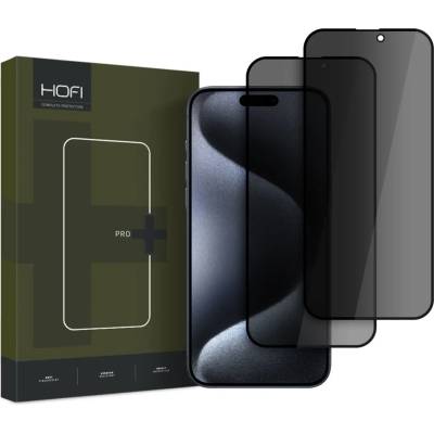 HOFI ANTI SPY GLASS PRO+ 2-БРОЯ защитено стъкло за поверителност iPhone 16 Pro Max Privacy (5906302310890)