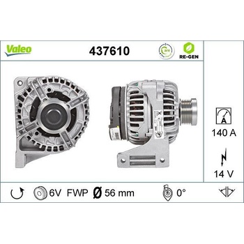 Generátor VALEO 437610