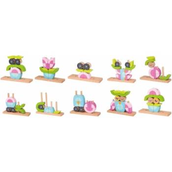 Classic World Дървен пъзел за деца от кубчета - бухал (3708)