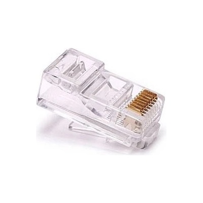Digitus Netienený konektor UTP RJ45-8p8c,50µ" Au, drôt, Cat5, (100ks) KON8/8-50DR
