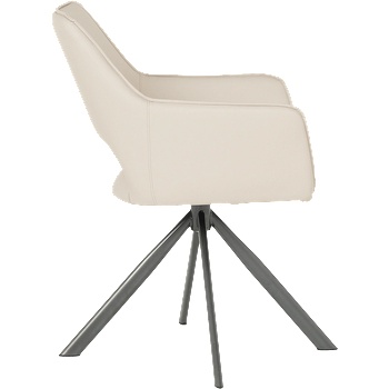 Carmen Трапезен стол reading 2 силиконова кожа - капучино 04 (3532378)