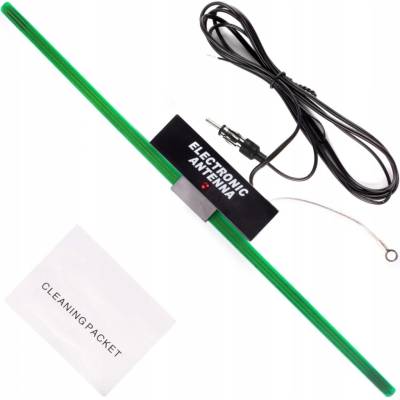 Vnútorná automobilová anténa AM/FM AMiO ANT05 zosilňovač 12V 34cm