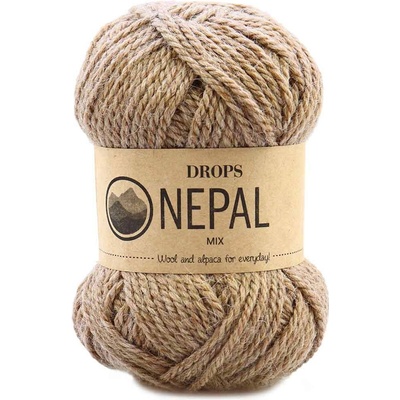 Drops Nepal Mix 0618 velbloudí hnědá