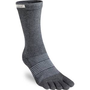 Injinji Дамски чорапи за бягане Injinji Women's Trail Midweight Crew Walking socks - Granite - размер 40, 5-44, 5 (EU) (201-3760-0512)