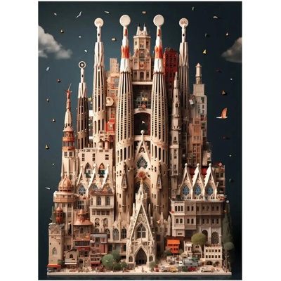 AnaTolian Yasin Yaman Sagrada Familia 1000 dielov