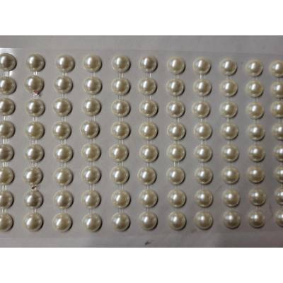 Nalepovacie perličky 10 mm ecru