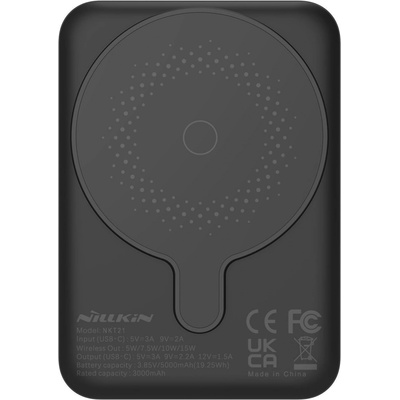 Nillkin NKT21 PowerStone 15W MagSafe 5000mAh černá