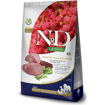 N&D Quinoa Dog Adult Medium & Maxi Weight Managment Lamb & Broccoli 7 kg