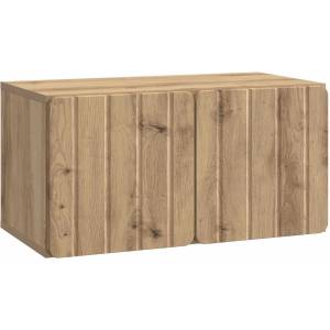 vidaXL Стенно монтиран ТВ шкаф 59, 5 x 31 x 30 см Дъб артизан (898374)