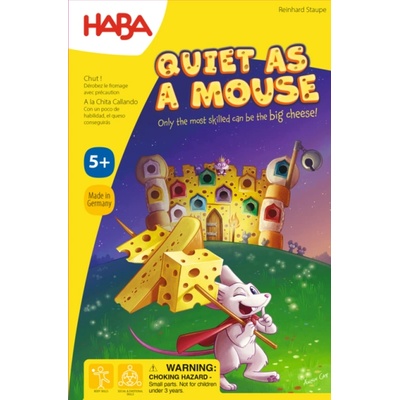 HABA Детска настолна игра Тихо като мишки за внимание и моторика (1307010002)
