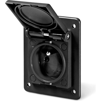 Контакт ФРЕНСКИ СТАНДАРТ 2P+Е 16A IP54 серия Domo версия за заряд на ЕЛЕКТРОМОБИЛ панелен монтаж 70х87мм - 570.4091N-SW (570.4091N-SW)