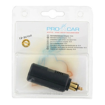 Zástrčka pro standardní zásuvky 12/24 V, 16 A