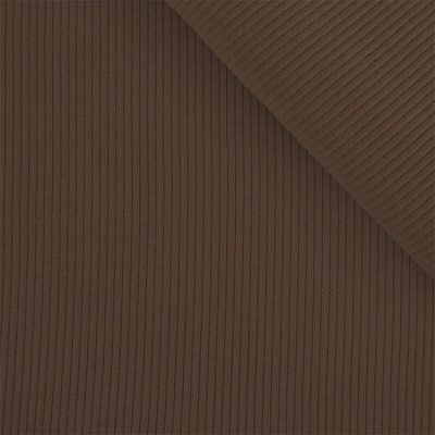 Takoy Konfekčný rebrovaný úplet nový OSKAR tmavý mocha mousse № 93