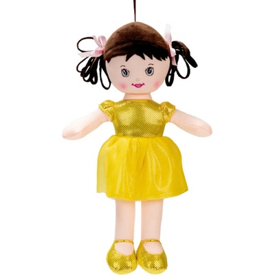 Mikrotrading Viktorka hadrová žlutá 32 cm česky mluvící