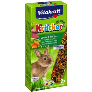Vitakraft двоен крекер със зеленчуци и цвекло за зайчета 2 бр в кутия