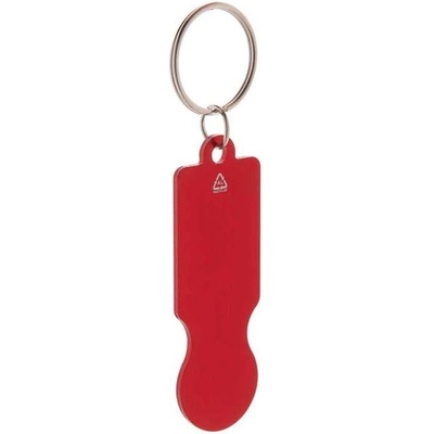 Cool Ключодържател Ralucart, алуминиев, 69 х 23 х 2 mm, черв (6135140062)