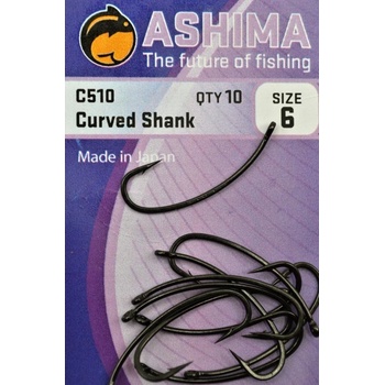 Ashima C-510 Curved Shank vel.6 10 ks
