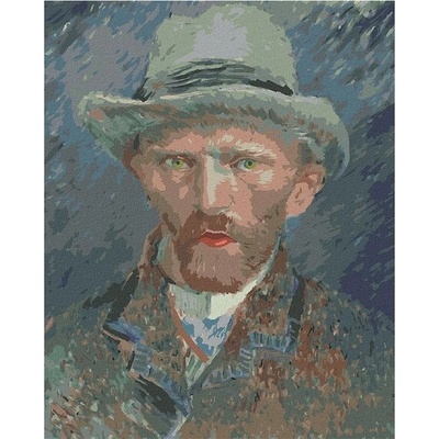 Zuty Malování Podle Čísel Autoportrét Ii Van Gogh 80 x 100 Cm Plátno Rám