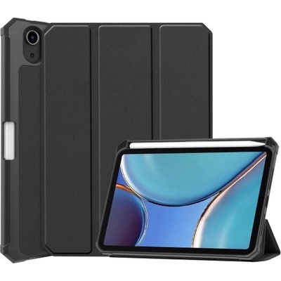 Vsetkonamobil 34241 LEATHER Zaklápací obal Apple iPad mini 2021 / iPad mini 2024 čierny
