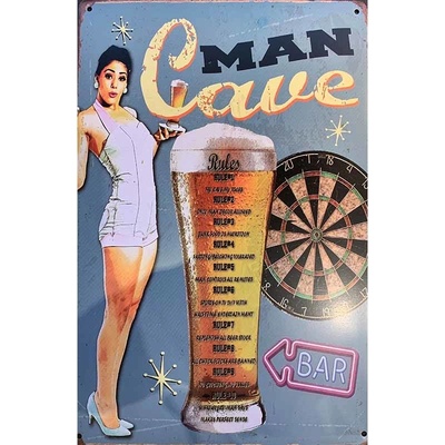 Ceduľa Cave Man