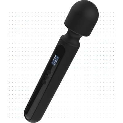 BLACQ Digital Super Wand Vibrator Black