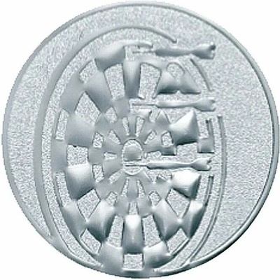 Emblém 25mm "Šipky" stříbrný 1062504-2 – Sleviste.cz