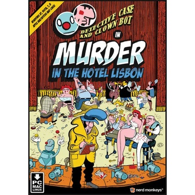 Detective Case and Clown Bot in: Murder in the Hotel Lisbon