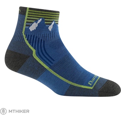 Darn Tough QUEST QUARTER LIGHTWEIGHT WITH CUSHION detské ponožky mountain blue