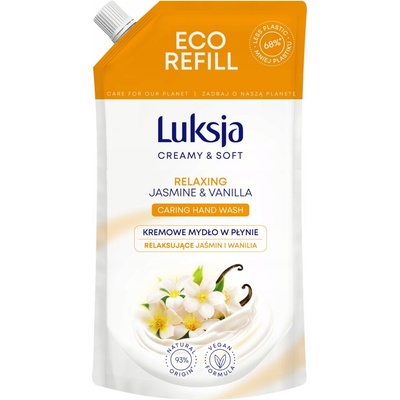 Luksja tekuté mydlo náhradná náplň Jazmín/vanilka 900 ml