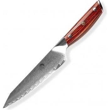 Dellinger Rose Wood Damascus nůž Utility 5" 130 mm
