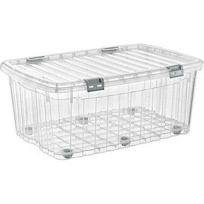Правоъгълна кутия с колела 90л (102080-и)