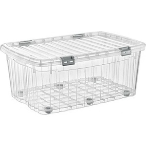  Правоъгълна кутия с колела 90л (102080-и)