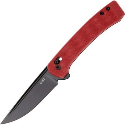 CRKT Q Compact 14C28N, GRN Red cr-7075R