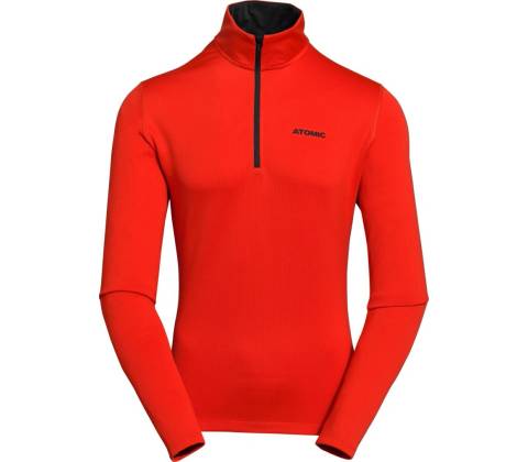 Atomic Tour Zip-Neck Red