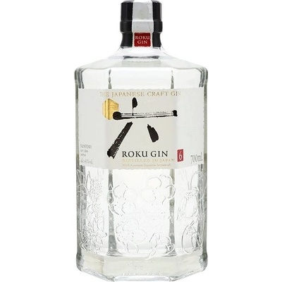 Roku Gin 43% 0,7 l (dárkové balení 1 sklenice)