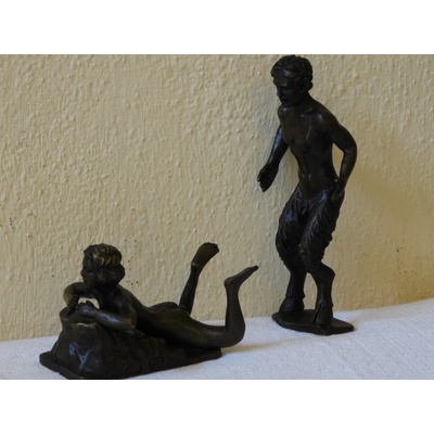 SATYR V POKUŠENÍ 3 BRONZOVÉ KUSY