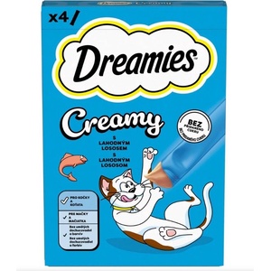 Dreamies Creamy със сьомга 4 x 10 g