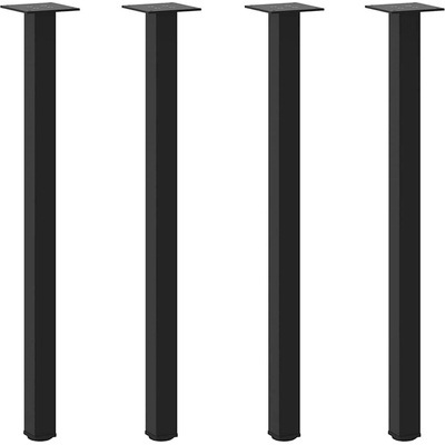 Omaxi 956218 Nohy konzolového stolku 4 ks černé 72 74 cm ocelové – Zboží Dáma