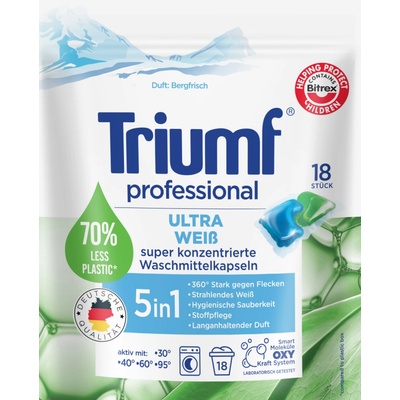 Triumf Professional Ultra Weiss 5v1 Kapsuly na pranie 18 PD