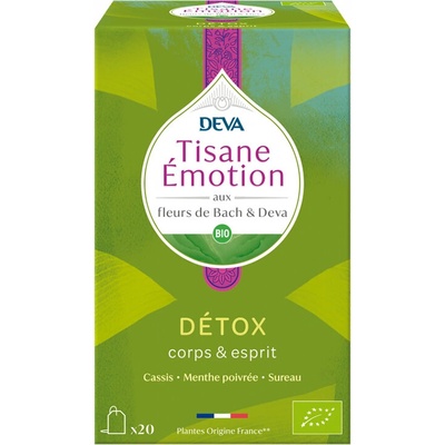 Deva Билков чай детокс (с флорални еликсири по метода на д-р Бах) 20 филтърни пакетчета | Deva (775547 (152083))