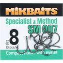 Mikbaits Specialits & Method SM 007 Hook veľ.8 10 ks